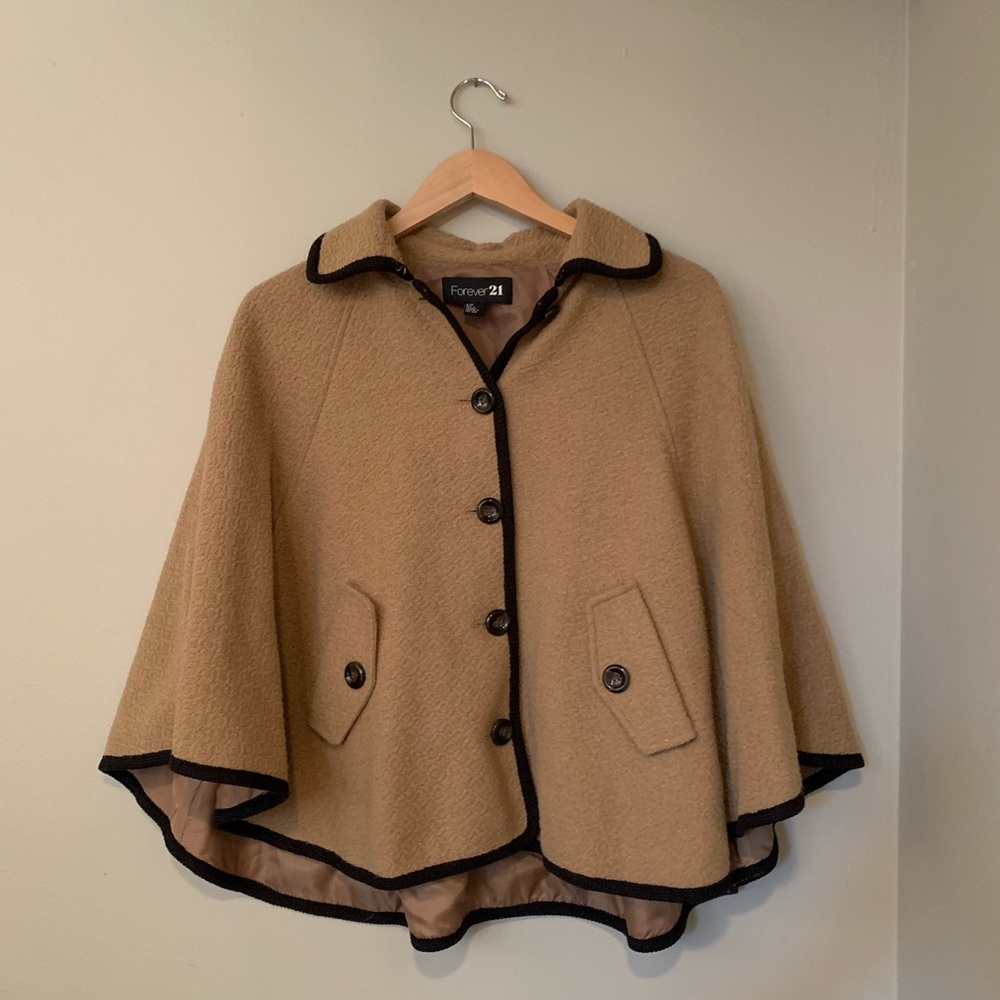 Camel Cape Jacket